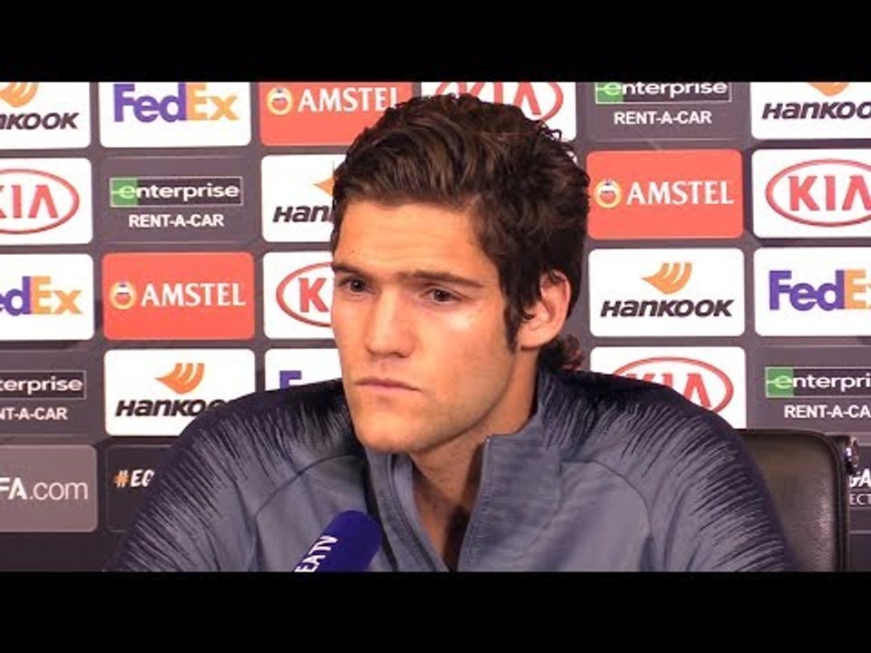 Marcos Alonso Full Pre-Match Press Conference - Chelsea v BATE Borisov - Europa League