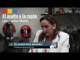 Claudia Ruiz Massieu, Presidenta Nacional del PRI, en El asalto a la razón. Pt. I