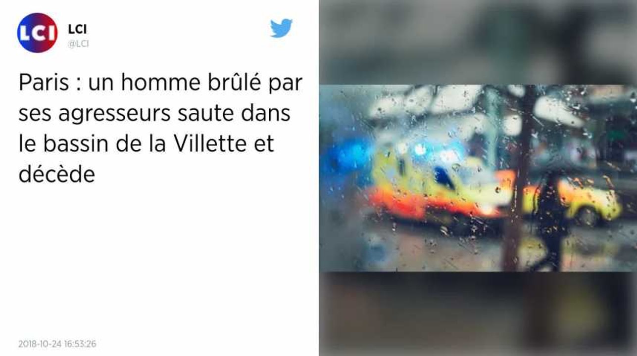Paris. Un homme brûlé par cinq agresseurs décède après s’être jeté dans le bassin de la Villette.