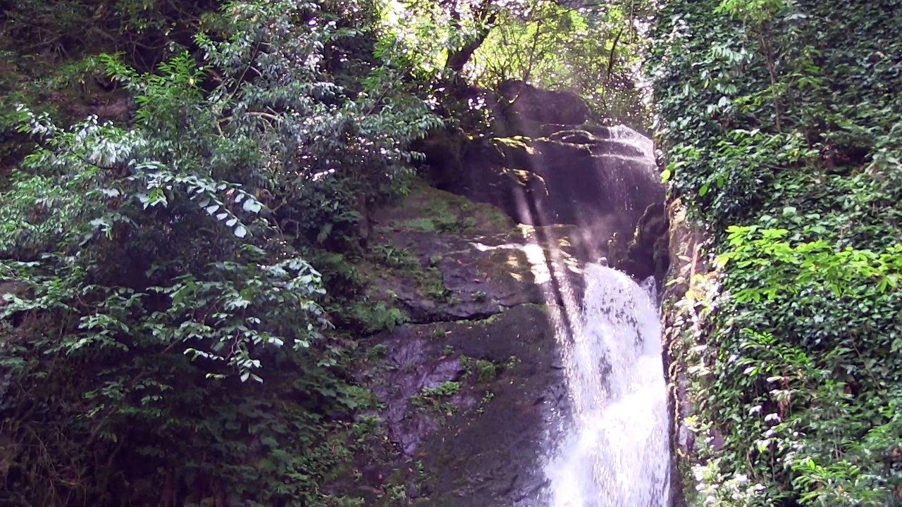 Mountain waterfall