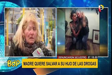 Madre acusada de secuestrar a su hijo brinda sus descargos