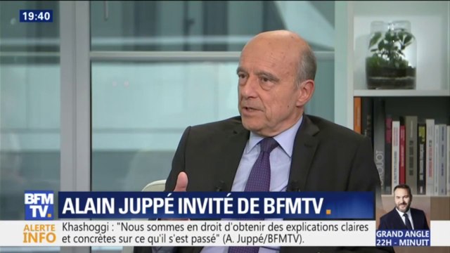 Alain Juppé: Je ne veux pas que les européennes se transforment en référendum pour ou contre Macron