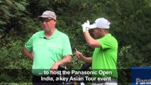 Golfers practice ahead of key Asian Tour event in smog-hit Delhi