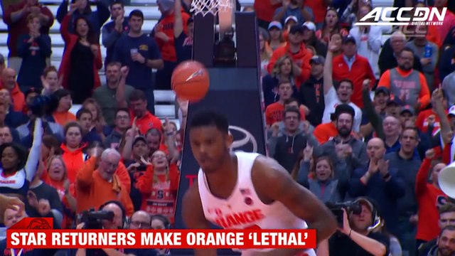 Tyus Battle Says Syracuse Returning Lineup Could Be 'Lethal' | 2018 ACC Operation Basketball