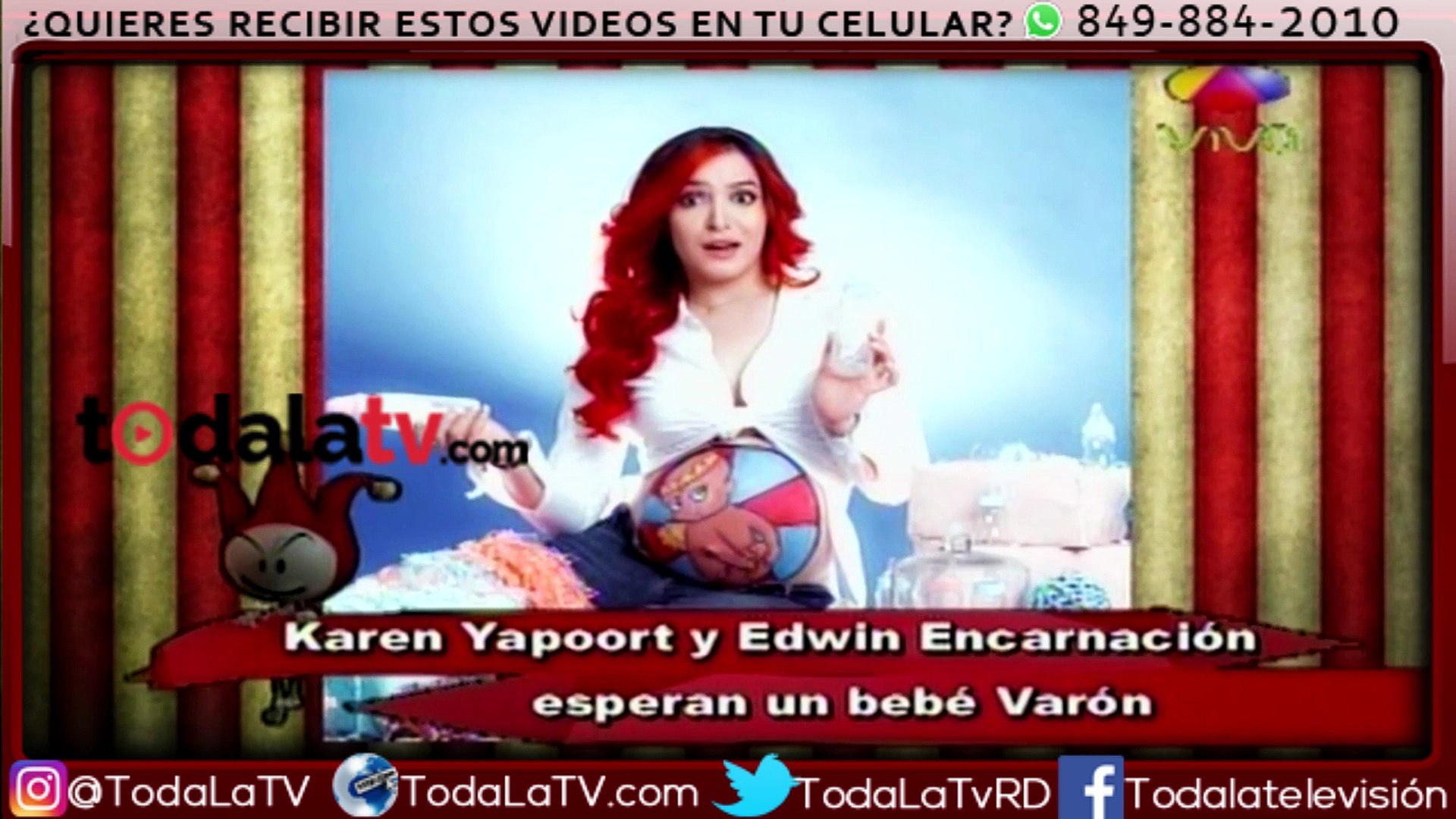 Cirqueros revelan sexo del bebe de karen yaport-TELEMICRO-VIDEO