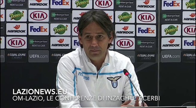 MARSIGLIA-LAZIO, LE CONFERENZE STAMPA DI ACERBI E INZAGHI