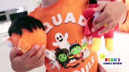 Kids Fun Baking Halloween Cookies Treat with Ryan's Family Review!!!