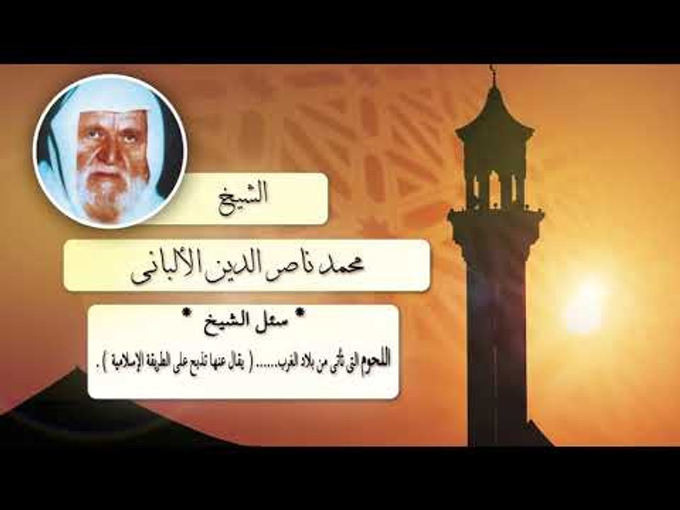 اللحوم التى تأتى من الغرب يقال عنها أنها تذبح على الطريقة الإسلامية