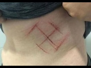 Suástica Fake de Haddad e de Manoela