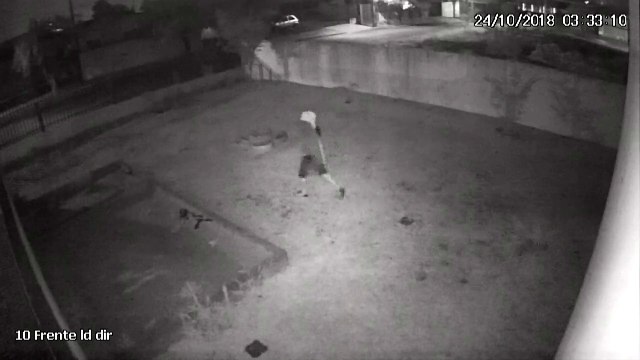 Câmeras flagram furto em Cmei