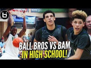 BALL BROS vs BAM ADEBAYO!!! Future NBA'ers COLLIDE at 2015 CITY OF PALMS!