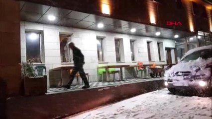 Gümüşhane Zigana Dağı Geçidi Beyaza Büründü