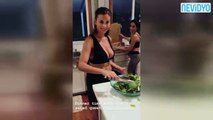 Yaptığı salata sosyal medyayı salladı Videosu