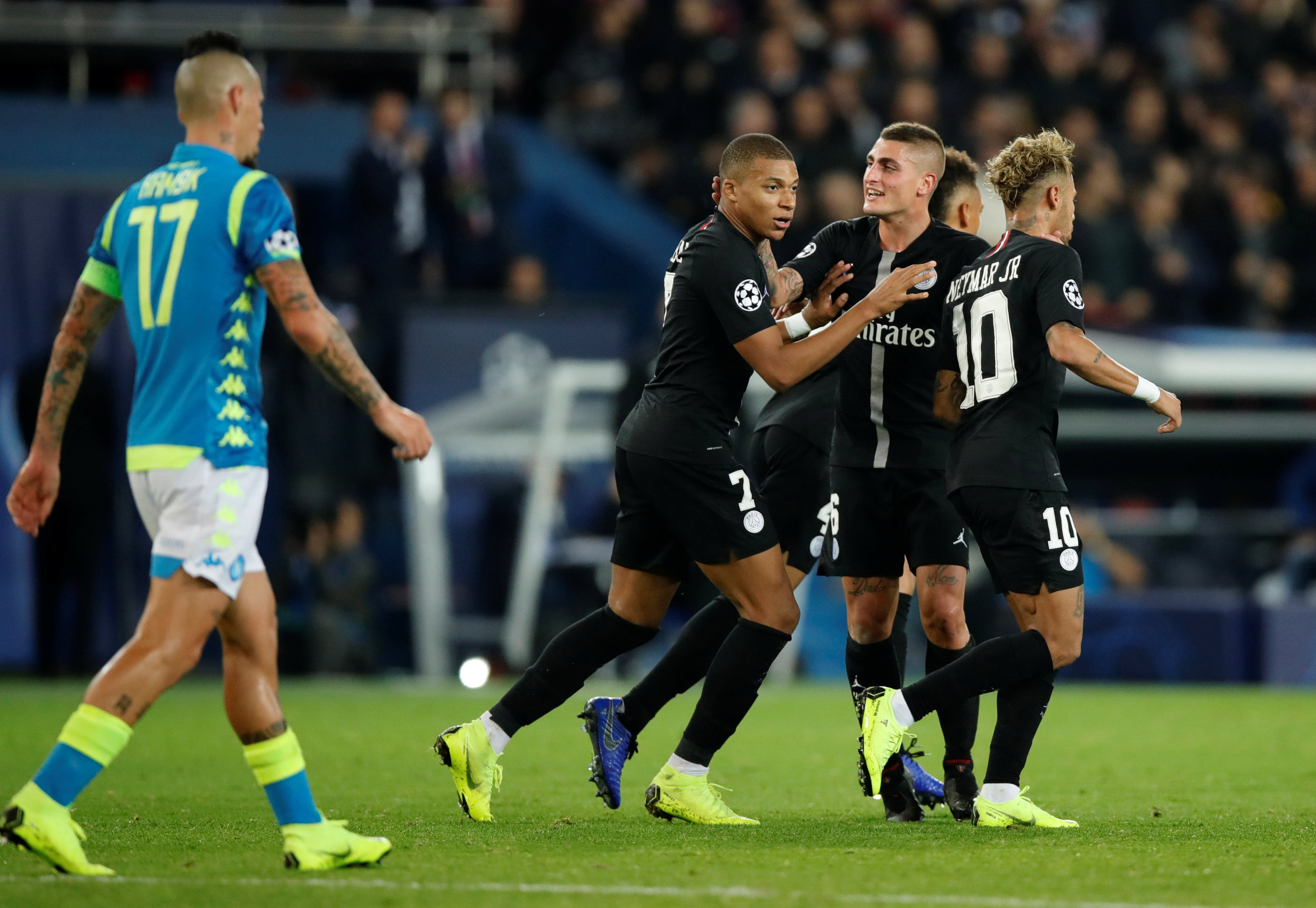 PSG 2 Napoli 2