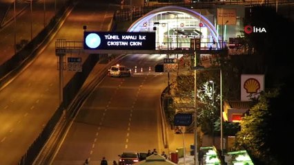 Avrasya Tüneli Trafiğe Kapatıldı