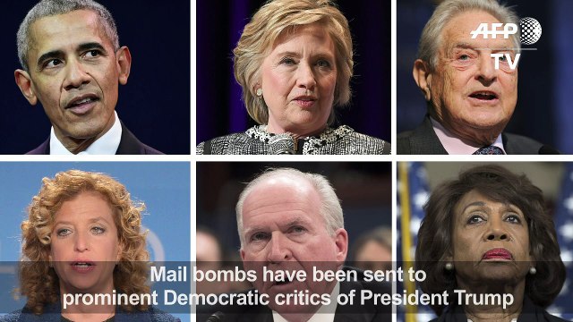Pipe bombs sent to Trump foes Obama, Clinton, CNN