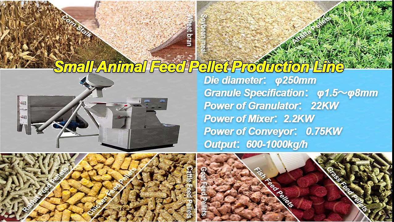 How does the feed pellet mill machine work?