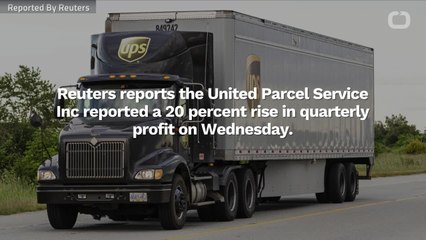 UPS Profit Up From Tax Bill, Online Shopping