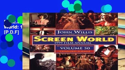 F.R.E.E [D.O.W.N.L.O.A.D] Screen World: 1999 Film Annual: 50 [P.D.F]