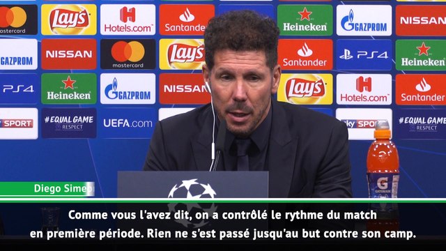 Diego Simeone impressionné par la puissance offensive de Dortmund