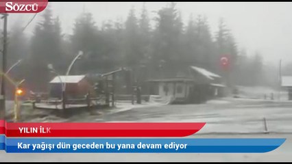 Kartepe’ye ilk kar düştü