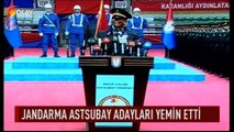 Jandarma Astsubay adayları yemin etti