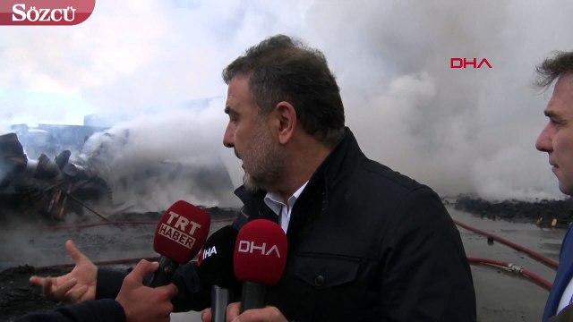 İstanbul Esenyurt Belediye Başkanı'ndan yangın açıklaması