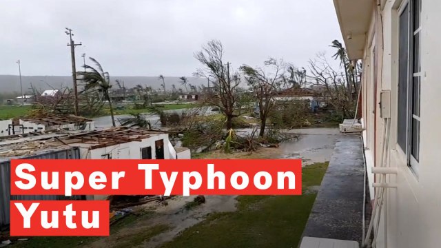 Super Typhoon Yutu Batters US Pacific Territory