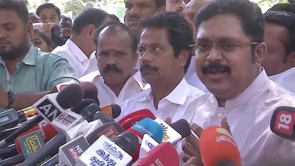 18 எம்.எல்.ஏ.க்கள்  தீர்ப்பு குறித்து தினகரன் பரபரப்பு பேட்டி-வீடியோ