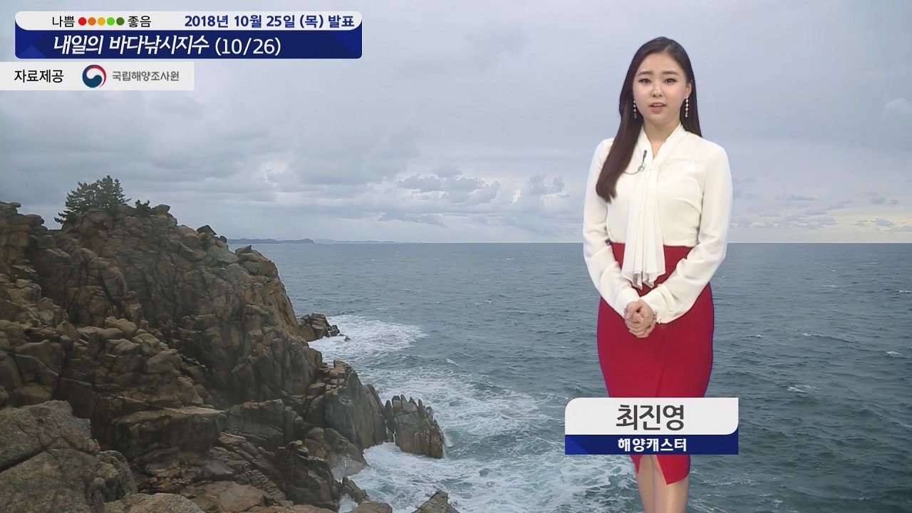 [내일의 바다낚시지수] 10월26일 전국이 흐리고 가을비 내려 강력한 바람으로 출조 어려워 / YTN