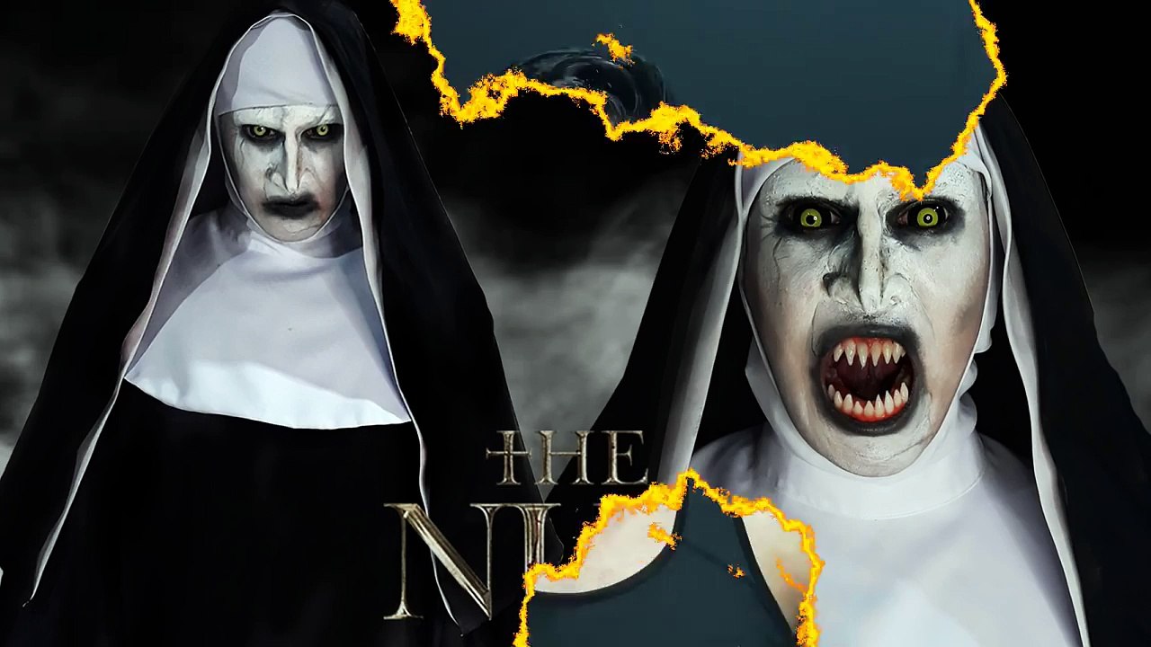 VALAK (The Nun) Makeup Transformation - Maquillaje pelicula La Monja para Halloween