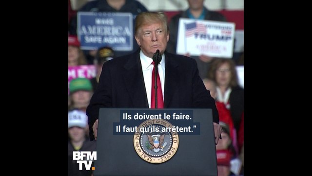 Colis suspects: pour Donald Trump c'est aussi la faute des médias