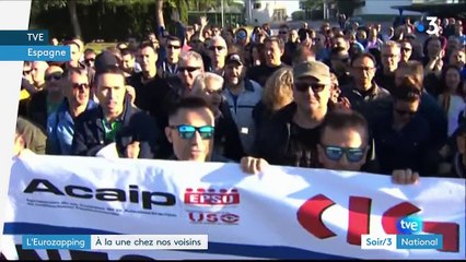 Eurozapping : les surveillants de prison en grève en Espagne, la Roumanie sous la neige