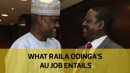 What Raila Odinga's AU job entails