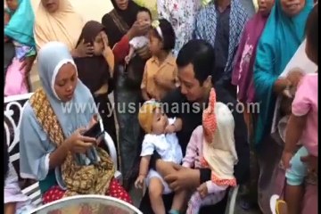 Mengunjungi Warga Terdampak Gempa Lombok Part 1