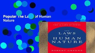 Popular The Laws of Human Nature