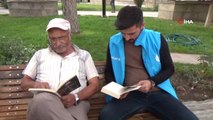 Gençler Parkta Vatandaşlarla Kitap Okudu