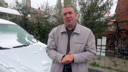 Kütahya'ya mevsimin ilk karı yağdı