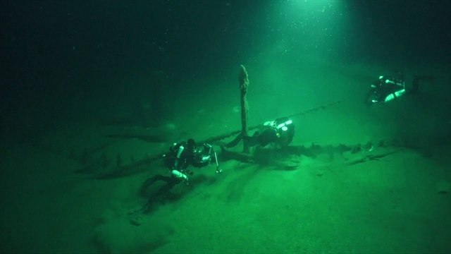 La plus vieille épave intacte au monde, a été découverte au fond de la mer Noire