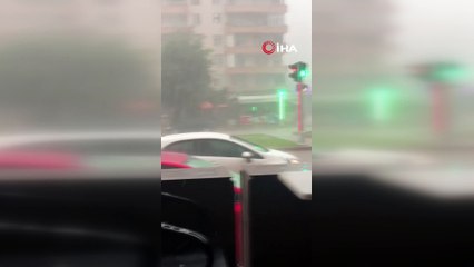 Adana’yı dolu vurdu