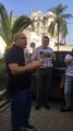 Rassemblement des Militants des droits de l’homme dans l’enceinte de la maison de la presse, Tahar Djaout, à Alger