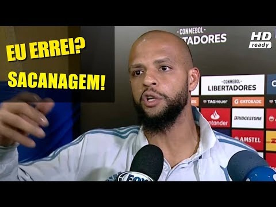 FELIPE MELO FICOU PISTOLA E INVADIU ENTREVISTA DE DEYVERSON - Boca x Palmeiras 25/10/2018