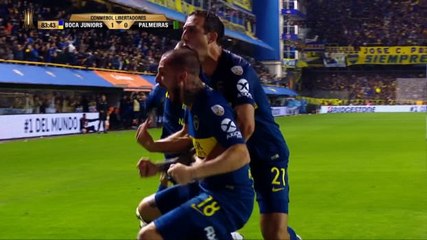 Benedetto's late double puts Boca on brink of Copa Lib final