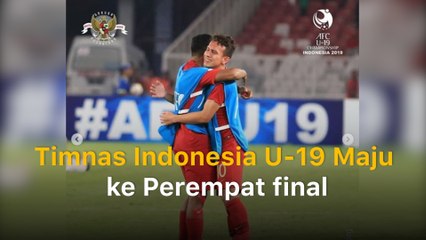 Wow! Timnas Indonesia U-19 ke Perempat Final