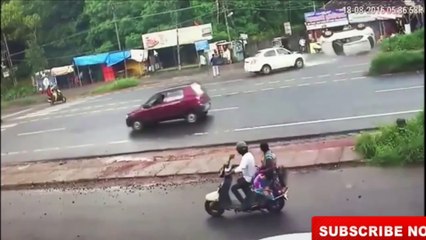 car and bike accident