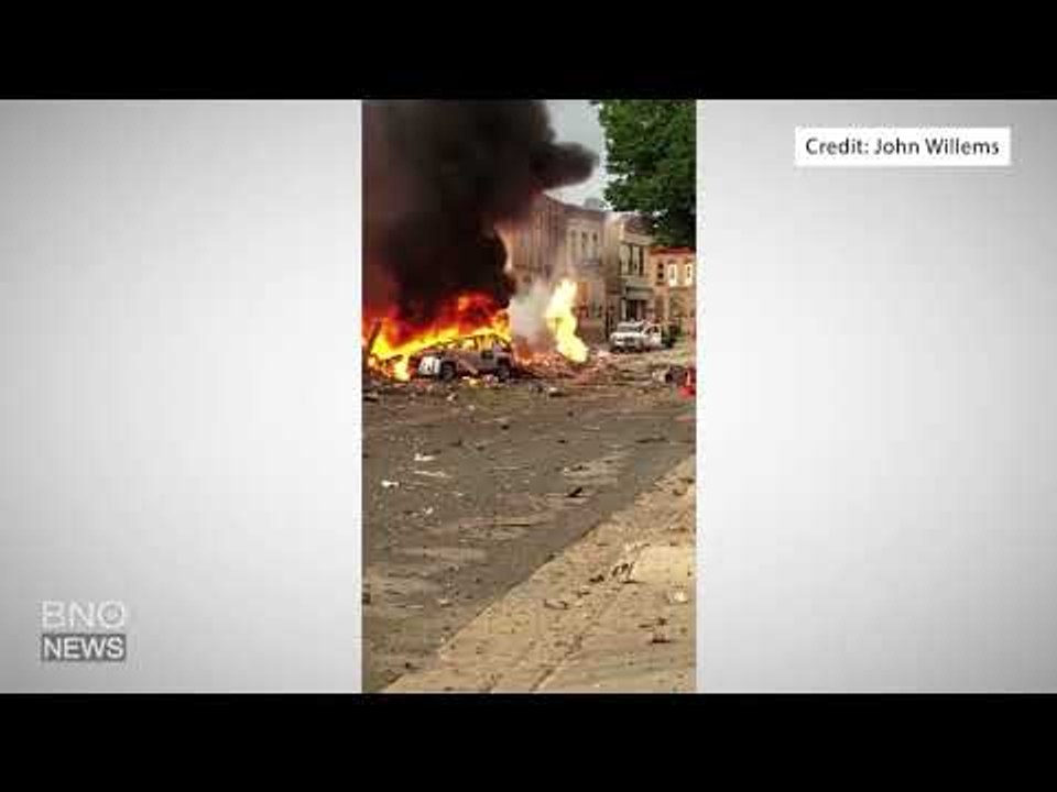 Large gas explosion in Sun Prairie, Wisconsin, causes injuries