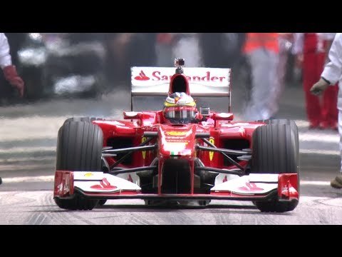 Pedro de la Rosa storms Goodwood in Ferrari F60 F1 car | Festival of Speed 2014