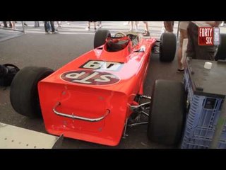 Damon Hill on the Lotus 56 STP special