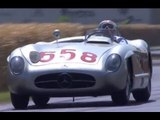 Sir Stirling Moss in the Mercedes Benz 300 SLR