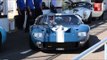 Ford GT40 at Goodwood: Drive past, engine start-up and racing a Cobra